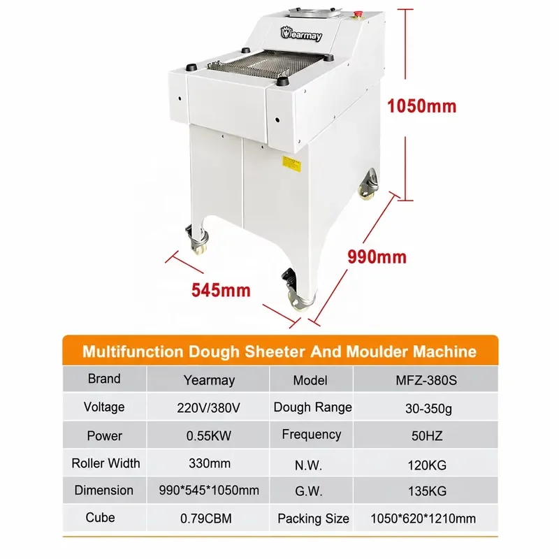 Electric French Bread Forming Machine Loaf Dough Shaper Bread Stick Maker Multi Function Bakery Equipment Automatic Dough