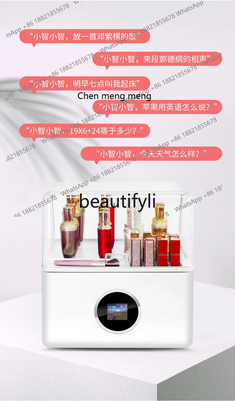 Z189 a56 الحياة مساعد المتكلم الجمال درجة حرارة ثابتة تخزين المبردة الثلاجة الذكية الثلاجة الصامتة #5