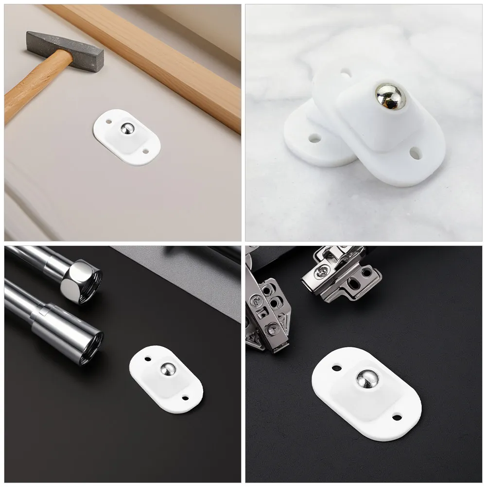 12Pcs Peel and Stick Appliance Casters 360 Degree Swivel Silent Rollers for Countertop Devices Small Furniture Storage Boxes