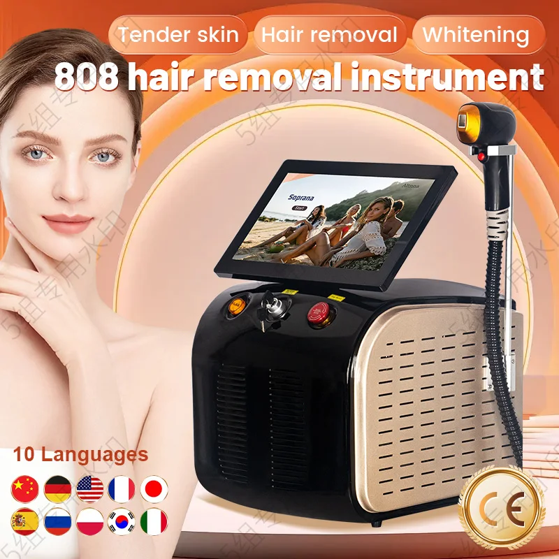 

2025 factory direct sales diode laser hair removal equipment, ice point painless hair removal system, permanent hair removal ver