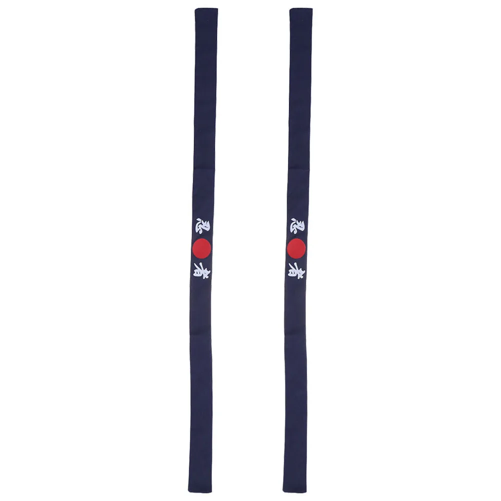 2pcs Chef Headband Japanese Style Wide Headband For Cooking Sushi Chef Costume Karate Yoga Running Workout Fitness Exercise Head