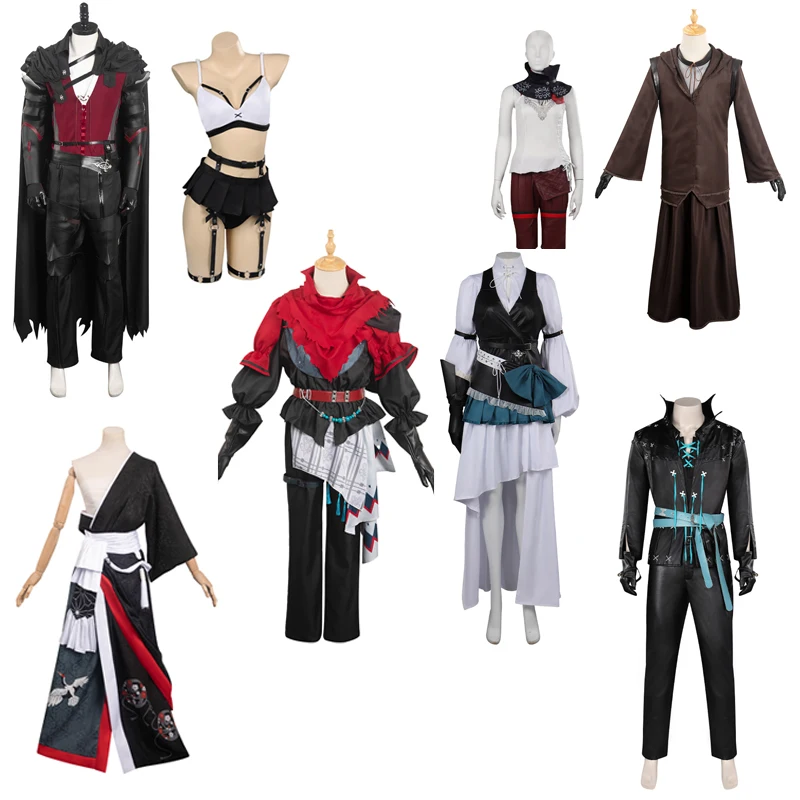 Man Uniform FF16 Final Fantasy XVI Joshua Cosplay Costume Male Coat Pants Roleplaying Clothes Outfit Halloween Suit