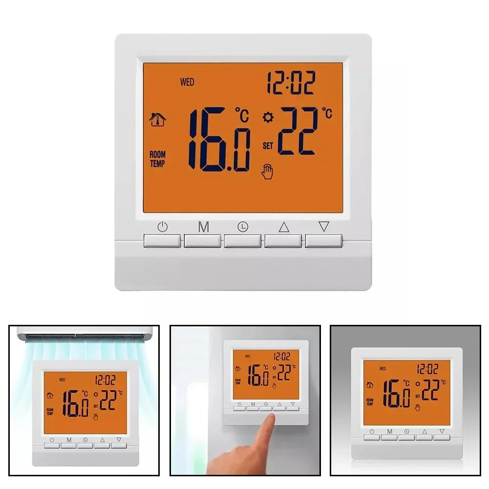 Augenschutz Bildschirm Schlafzimmer LCD-Bildschirm Thermostat programmier barer Thermostat anpassbare Einstellungen Digital anzeige