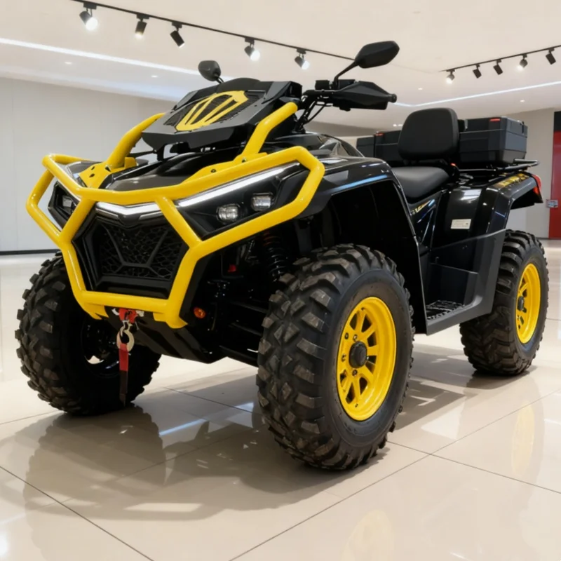 

High-Performance Exhaust Race-Ready ATV Tuned Engine Dirt Tracks Quick Acceleration Quiet Operation Off Road Buggy
