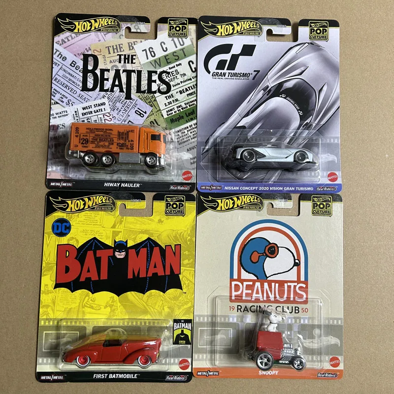 Hot Wheels 1/64 Hxd63-B Nissan Concept 2020 Snoopy Firstbat Mobile Coletar Brinquedos Carros Modelo Carro Pop Culture Presente Brinquedo Em Estoque