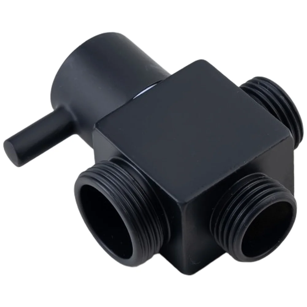 

Диверторный клапан для душа, полностью медный, 1 вход, 2 выхода, для смесителя в ванной, разветвитель воды, серебристый или черный