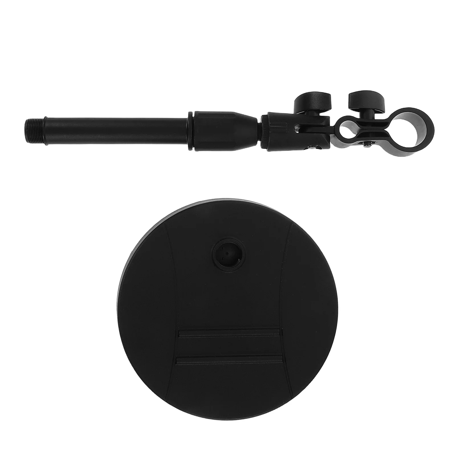 

Adjustable Desktop Microphone Stand Heavy Duty Round Base Clip For Studio Streaming Broadcasting Recording Workstation
