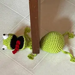 Animal Crochet Door Stop Handmade Animals Door Stoppers Cute Rat/Puppy Decorative Door Stopper Floor Stops for Home and Office