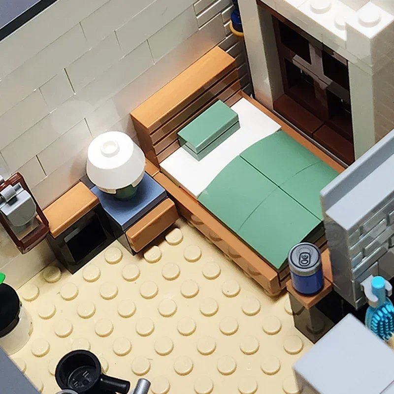 

Technical Moc Bricks City Street View Model News Agency Modular Building Blocks Gifts Toys For Children DIY Sets Assembling