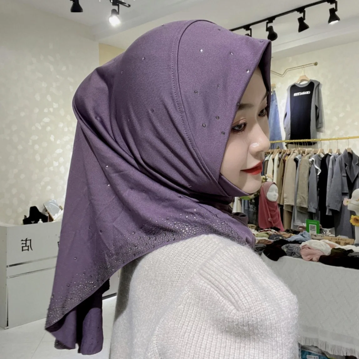 Plain Casual Full Cover Musulman Muslim Ready To Wear Hijabs