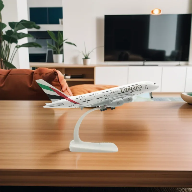 

Alloy 20cm Airplane Model 1/400 Airplane Airbus A380 UAE Model Airplane Kits Gift Plane Model Metal Diecast Models Toys