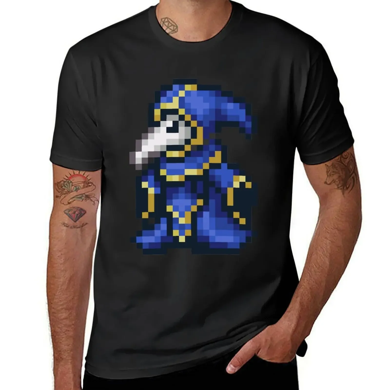 

Terraria Lunatic Cultist T-Shirt cotton man t-shirts blue lock oversized t shirt men