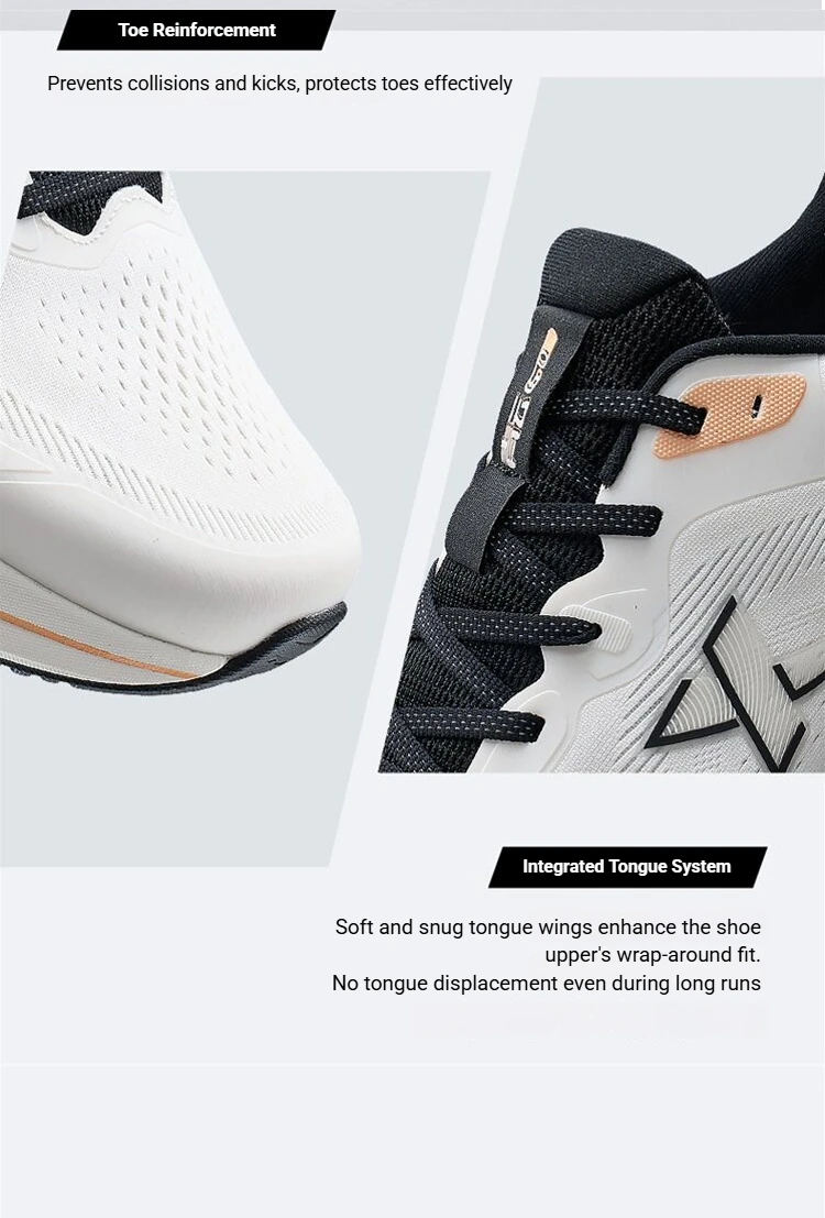 Xtep Qing Yun Go Male's Comfortable Cushioned Rebound Breathable Anti-Slip Durability Comfort Running Shoes 974219110025