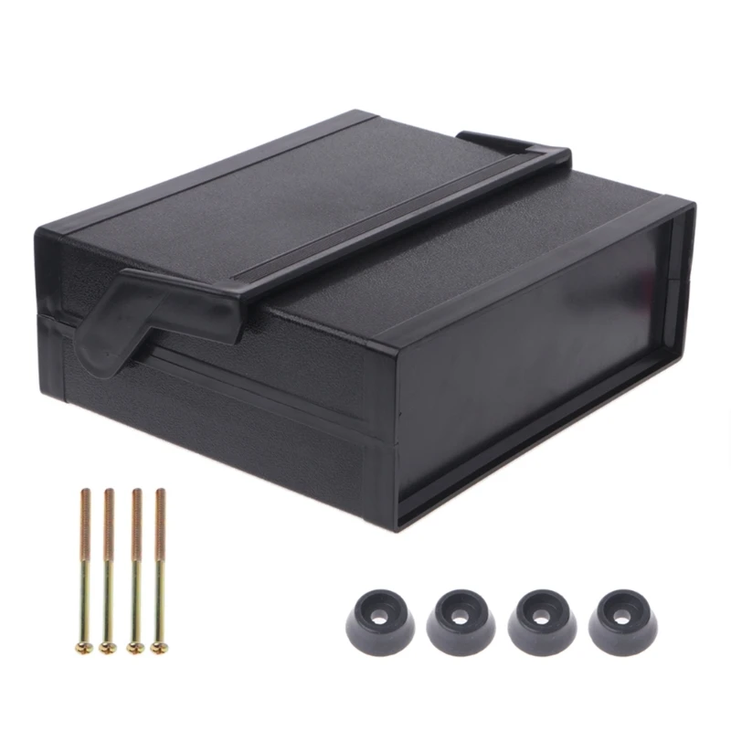 Waterproof Plastic Electronic Enclosure Project Box Black 200x175x70mm 