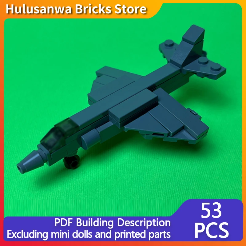 

AV-88B Harrier II Modern Military Fighter Jets Model MOC Building Bricks War Equipment Modular Technology Gifts Children Toys