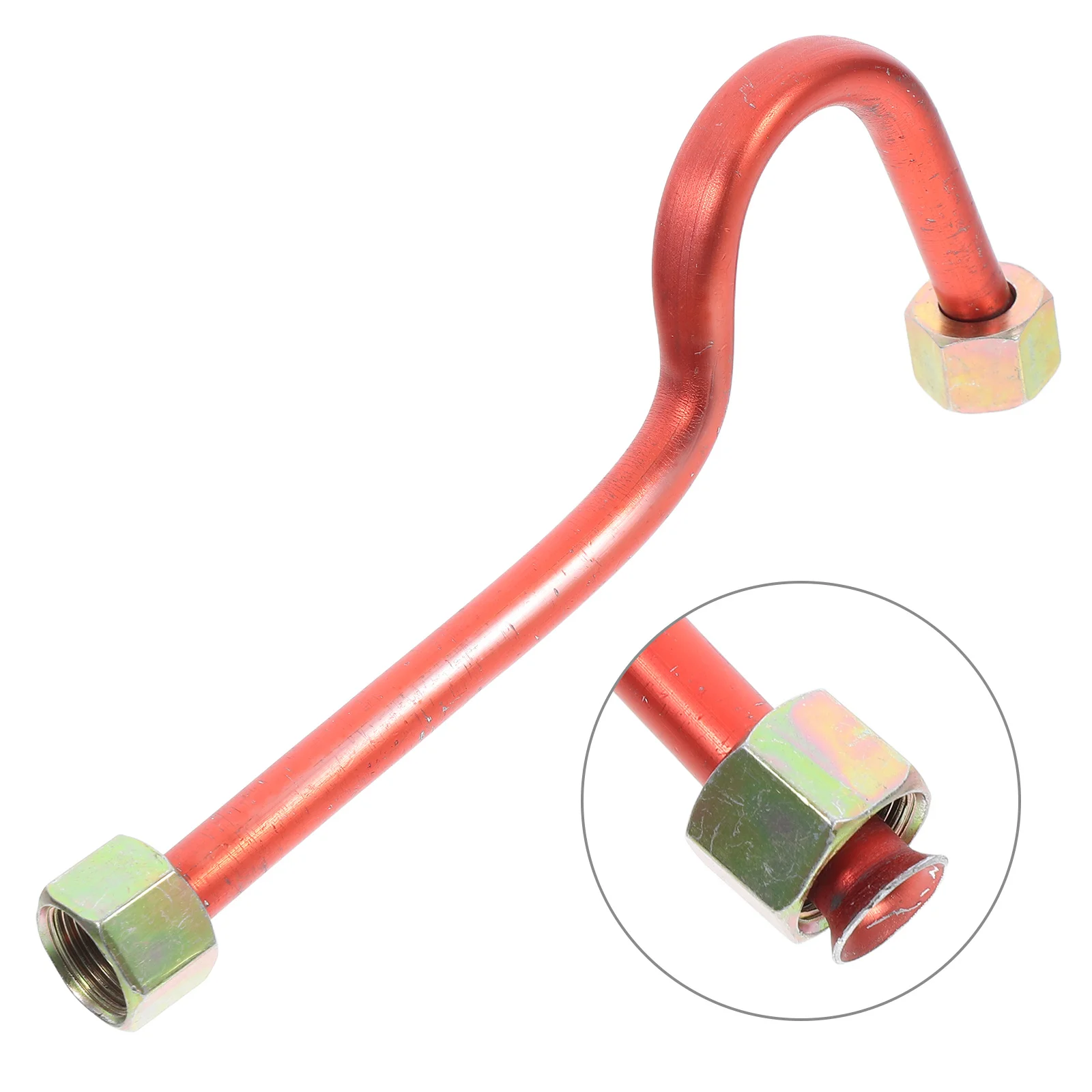 

Aluminum Air Compressor Hose Replacement Tube Intake Exhaust Pipe Durable Compressor Pump Head Connector for Home and Industrial