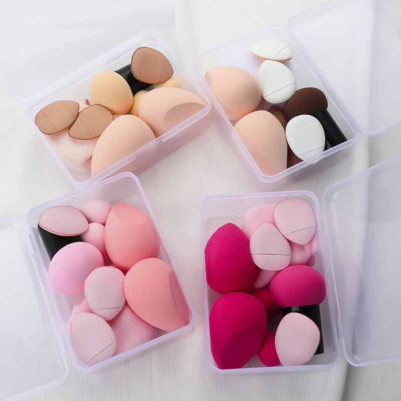 10pcs/set Cosmetic Beauty Puff Set Makeup Foundation Puff Powder Puff Make up Beauty Tools