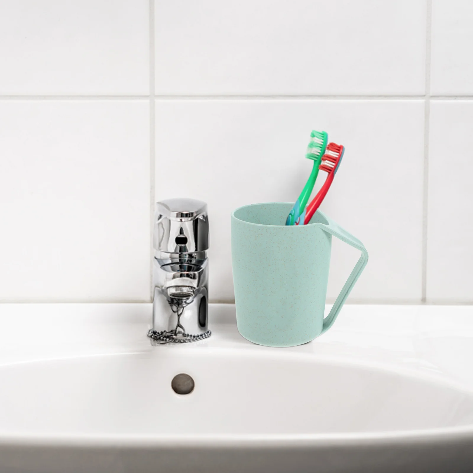 

Tooth Brushing Cup 480 Ml Cylinder Storage Tube for Toothbrush Toothpaste Travel ganizer Portable Home Use Daily Essentials