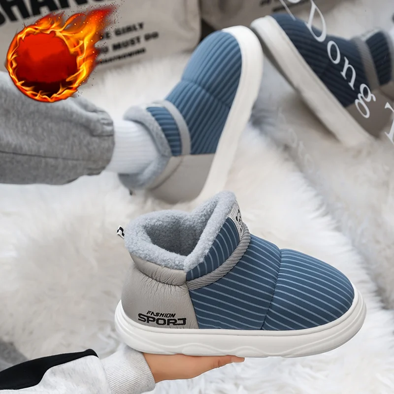

Popular Autumn and Winter Velvet-Lined Snow Boots and Cotton Shoes for Men and Women