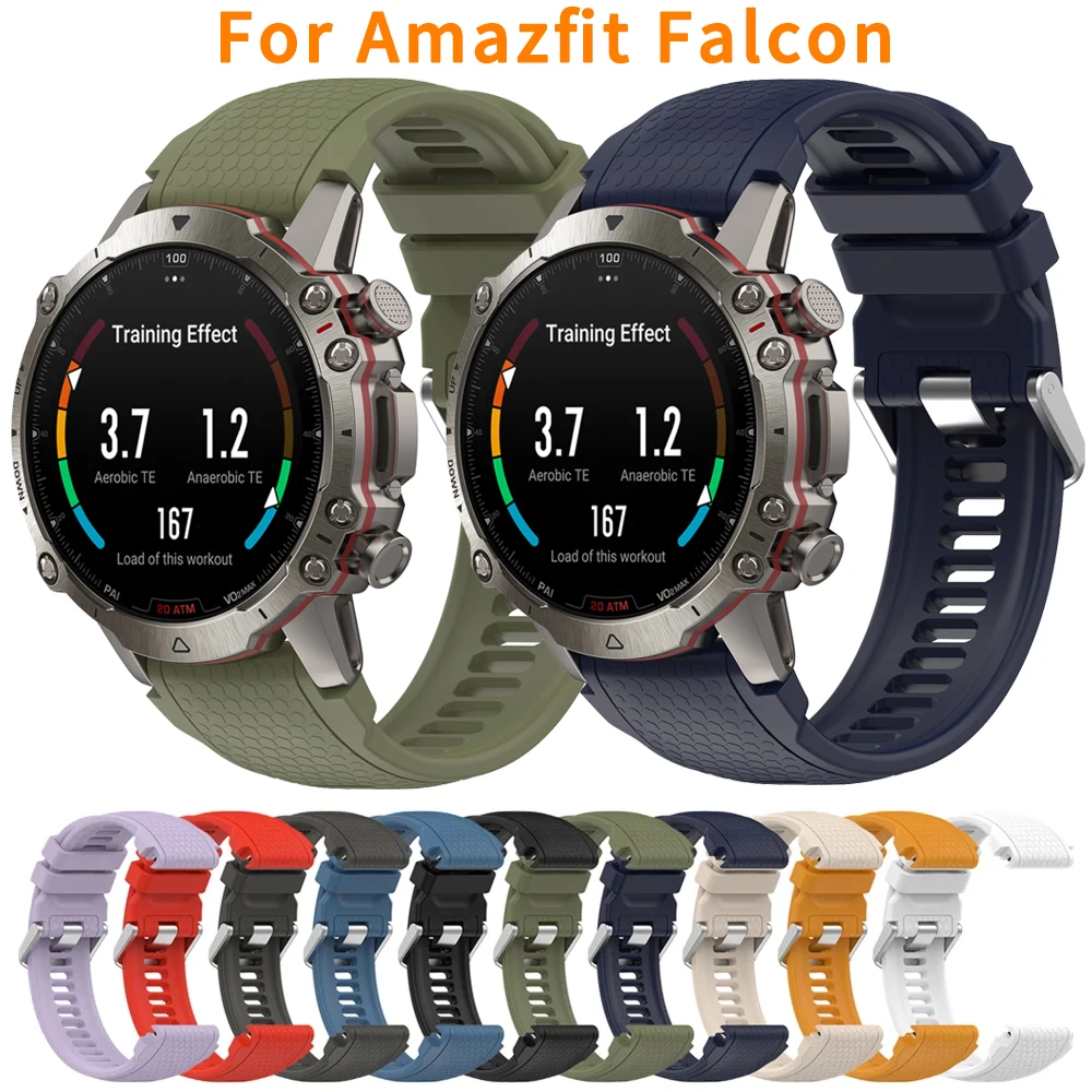 

Ремешок для смарт-часов Huami Amazfit Falcon, мягкий силиконовый спортивный ремешок QuickFit, ремешок на запястье для Amazfit браслет с Соколом, аксессуары