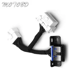 12V Car OBD2 16pin Male Head To Female Cable Universal Male OBD 16 Pin Adapter for Scanner Modify Pinout Extension Adapter