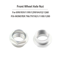 For Ducati Monster 796 797 821 1100 1200 SR EVO 2009-2020 2019 899 959 1199 1299 Panigale V4 V2 Front Wheel Axle Flange Nut