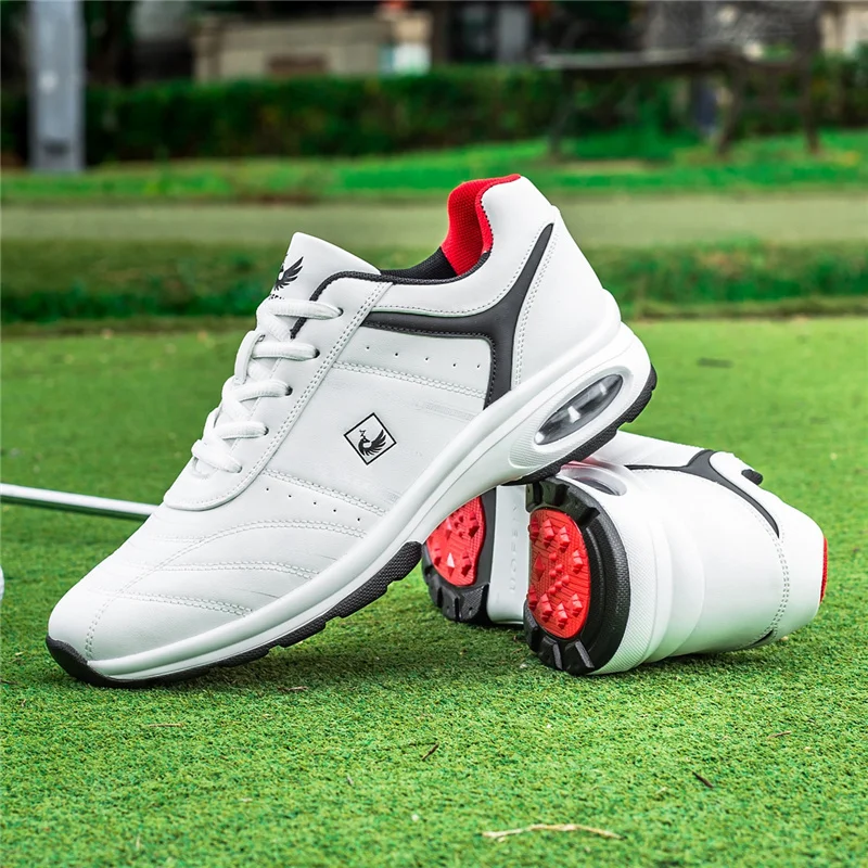 OIMKOI Men Golf Shoes Casual Breathable Waterproof Non-slip Golf Outdoor Training Shoes