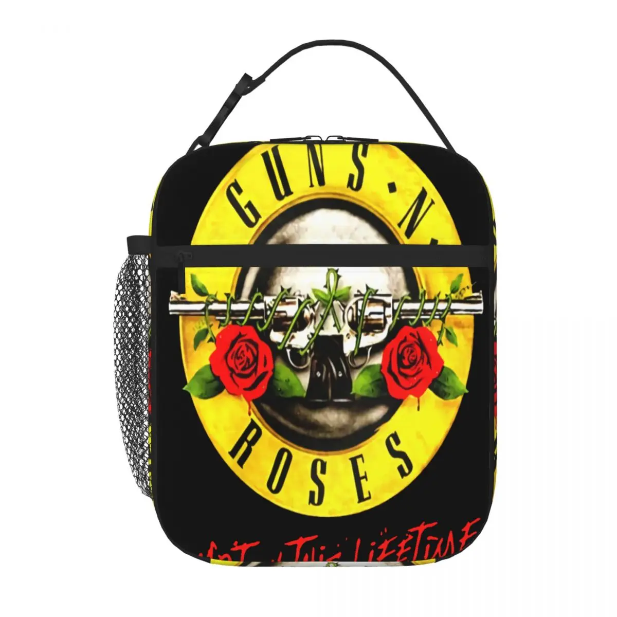 Hot Sale Official Guns N Compact Style Office Lunch Bag Festival Outing Small Lunch Bag