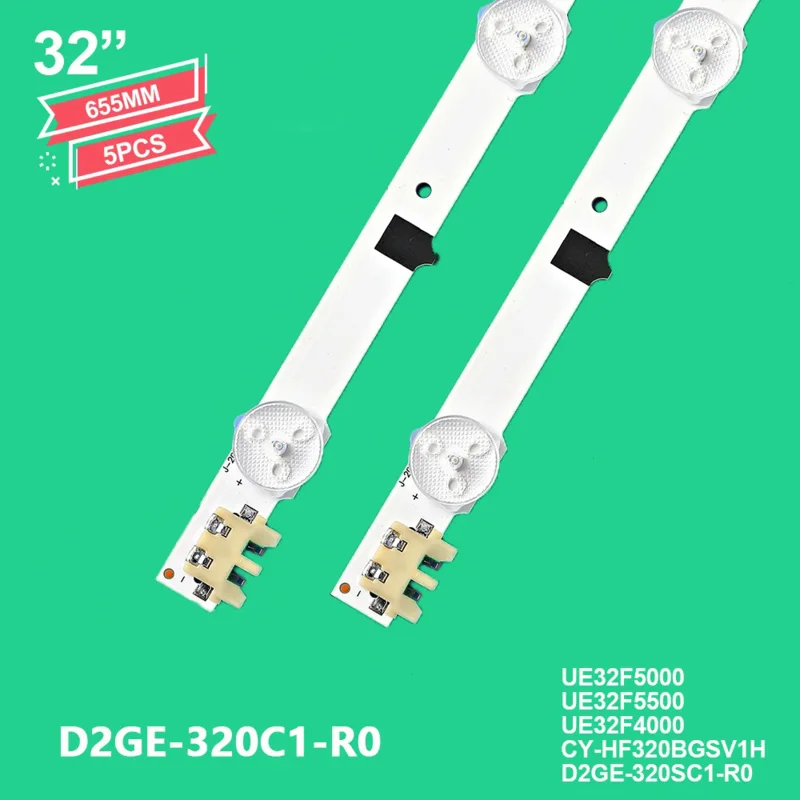 655Mm Led Strip D2GE-320SC1-R0 BN96-28489A Voor Samsung Sharp 32 ''Tv D2GE-320C1-R0 Ue32f5000 Ue32f5500 Ue32f4000 CY-HF320BGSV1H