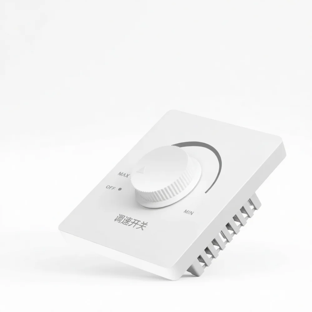 Universal Fan Speed Controller Stepless Rotary Regulator For Ceiling Wall Fans Electric Airflow Control Wall Switch Panel Device