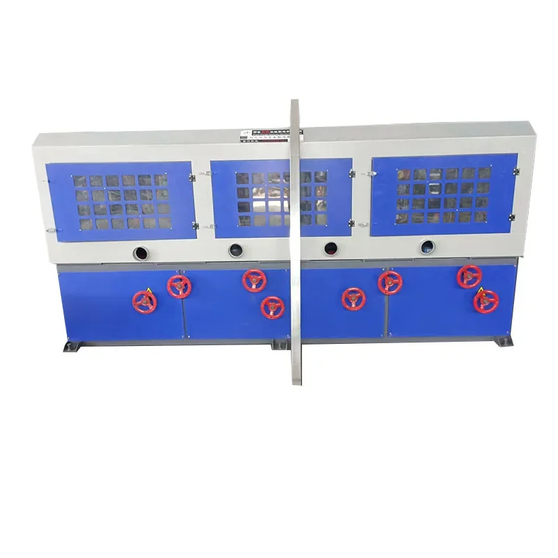 Channel angle iron flat steel multi-functional fully enclosed elliptical tube grinding and drawing four-sided rust removal