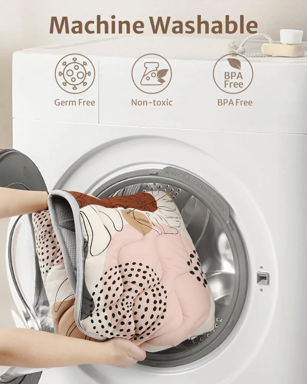 سجادة لعب للأطفال، سجادة صحوة أكثر سمكًا، سجادة قابلة للطي وقابلة للغسل، مناسبة للاستخدام الداخلي والخارجي #5