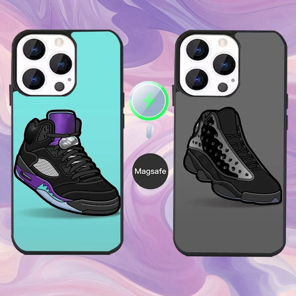 

Shoes Sports Basketball Phone Case For iPhone 16,15,14,13,12,11,Pro,Max,Plus,Mini,Magsafe,Magnetic Wireless Charging Case