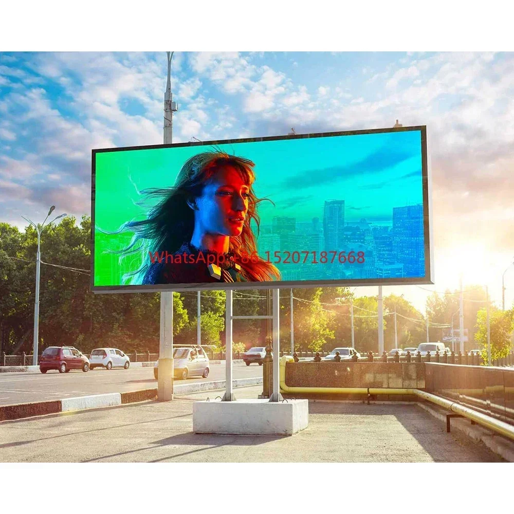 8X16 Outdoor Advertising Led Display Screen Wifi External Screen Supplies Digital Sign Dynamic Picture Ip67 Outside Videowall