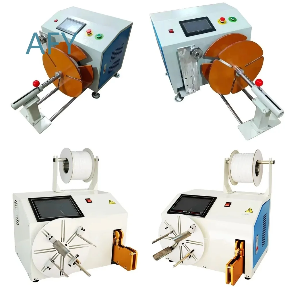 Automatic Cord Winding Machine for Coil Winding Bundling Packaging Wire Rope Cable Harness Organization Tool Industrial