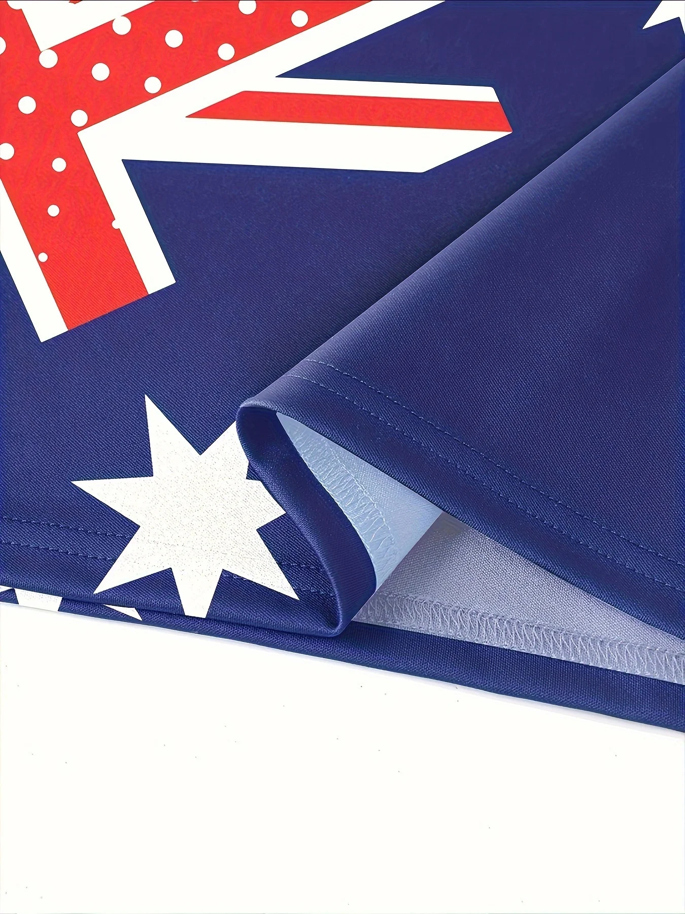 Australian Flag Kangaroo Print Men's Casual and Comfortable Short-Sleeved Polo Shirt image 5