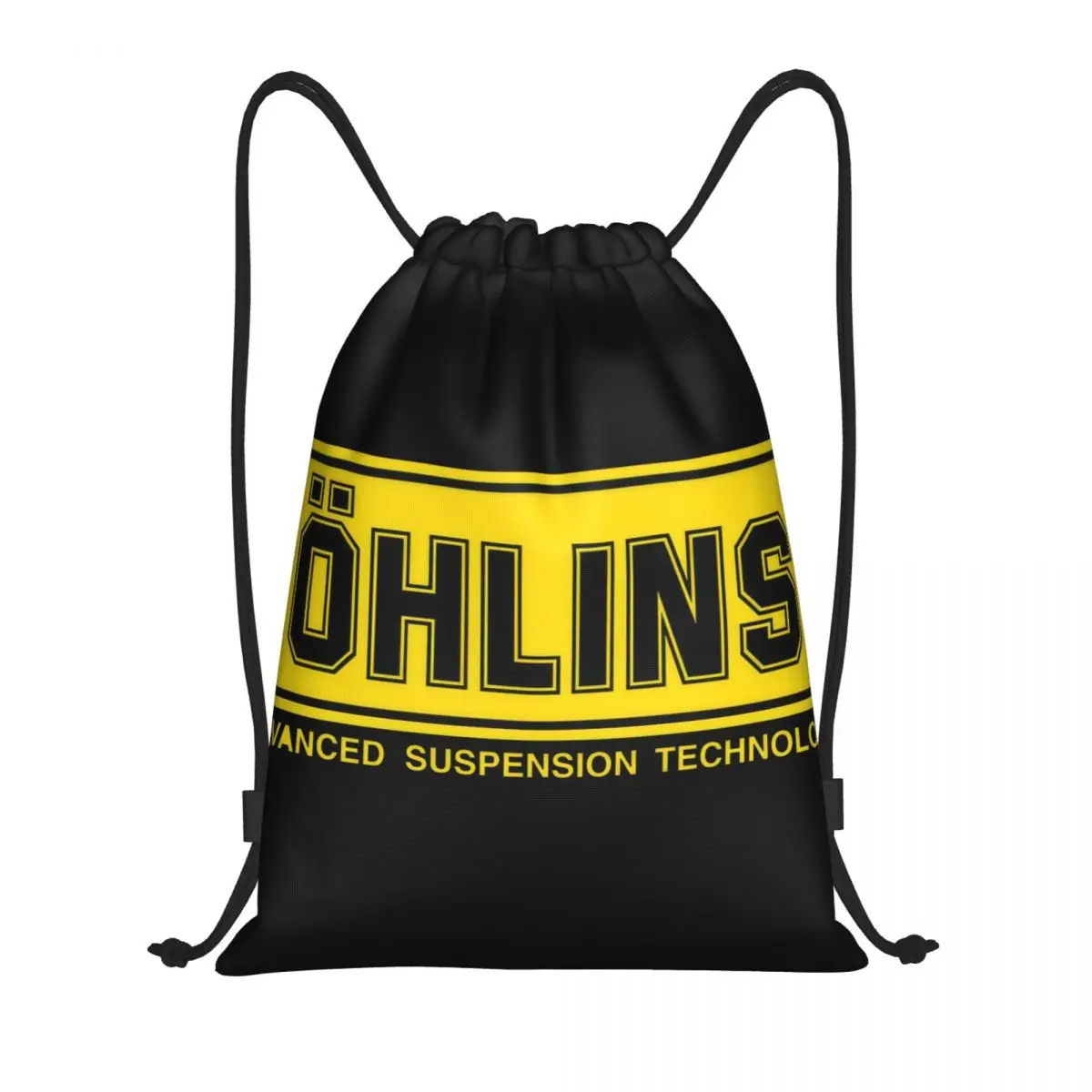 

Ohlins Shock Logo Multi-function Portable Drawstring Bags Sports Bag Book Bag