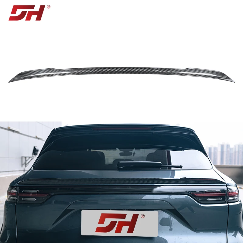 Factory Wholesale MSY Style Carbon Fiber Auto Parts Rear Spoiler Mid Wing for Porsche Cayenne 9Y0 9YA Coupe 2018-UP