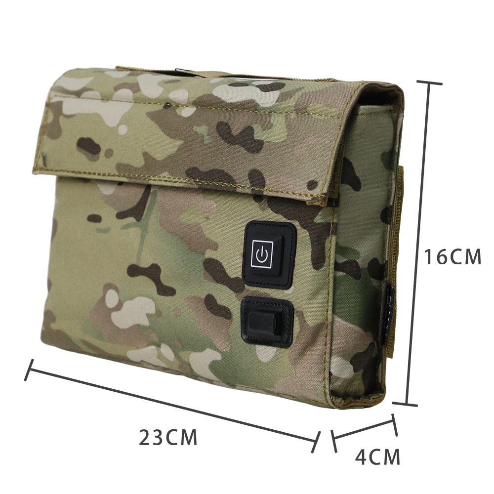 Ipsc Verwarmde Tijdschriftenzak Set M4 9Mm Tactische Uitrusting Universeel Formaat Nylon Usb Aangedreven Warmer Airsoft Tactisch Accessoire