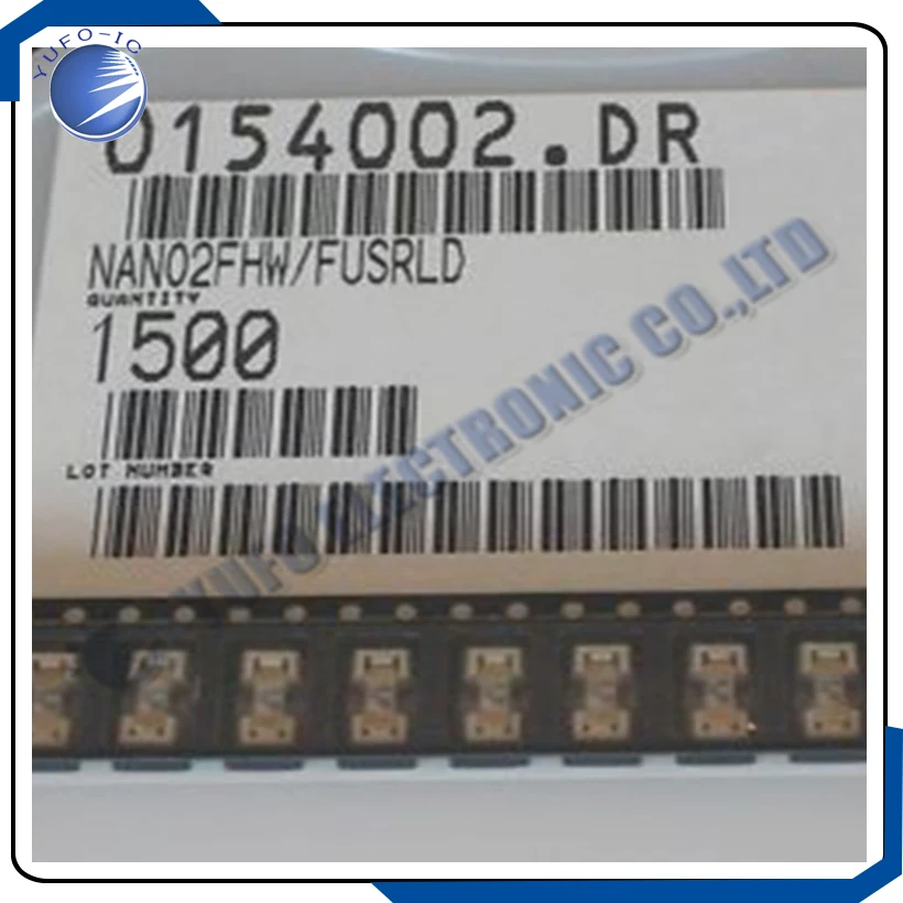 Free Shipping One Lot   0154002.DR FUSEBLOCK W/2A FUSE SMD ( Qty 100 ) *** NEW ***