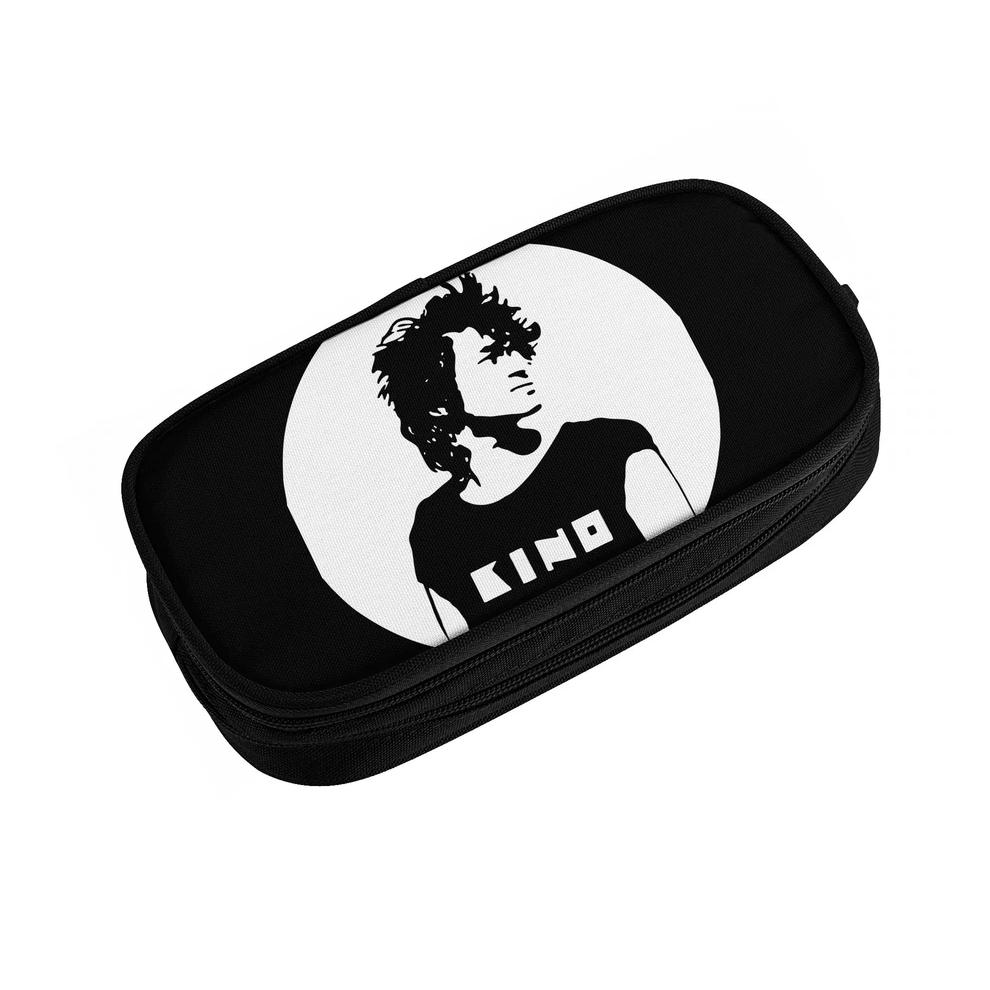 Lovely Russia Rock Band Viktor Tsois Pencil Cases  Pencilcases Pen Box for Girl Boy Large Bag School Supplies Gifts Stationery