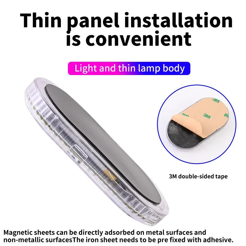 Mini luce interna per auto Touch Luce ambientale Lampada da lettura per tetto automatico Lampada da lettura per soffitto a LED Car Styling Touch Luce notturna Ricarica USB