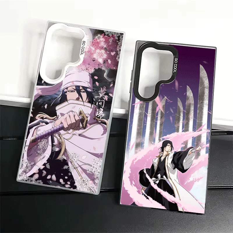 Bleach Kuchiki Byakuya Soft Phone Case for Samsung Galaxy S24 S25 FE S26 Edge S23 Ultra S22 Plus S21 + Shockproof Cover Back She