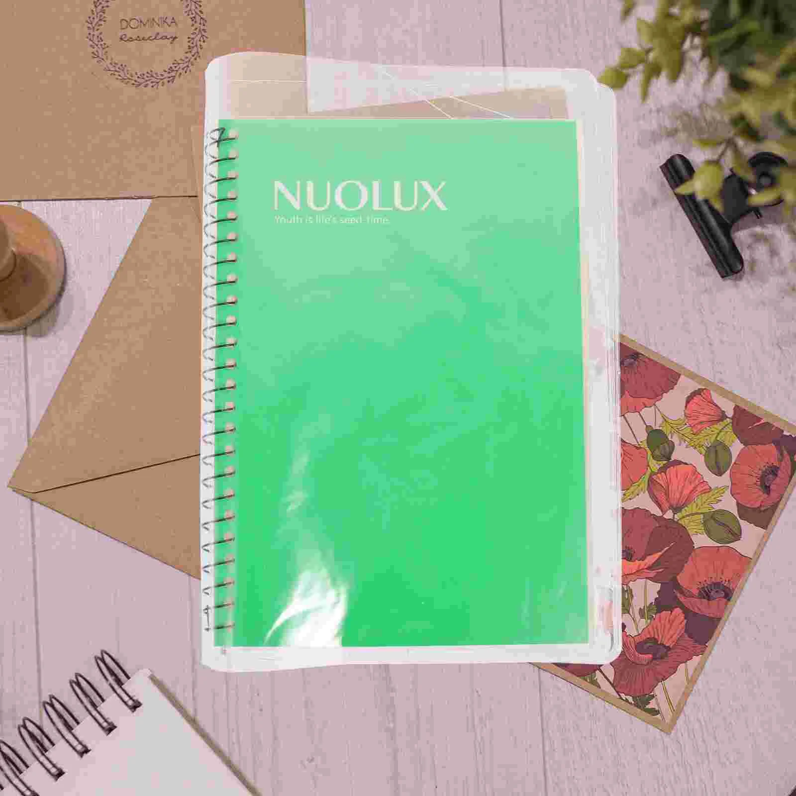 A5 Transparent Protective Case Planner Cover Practical Book Notebook Scrapbook Clear Convenient Textbook Pvc Student Books