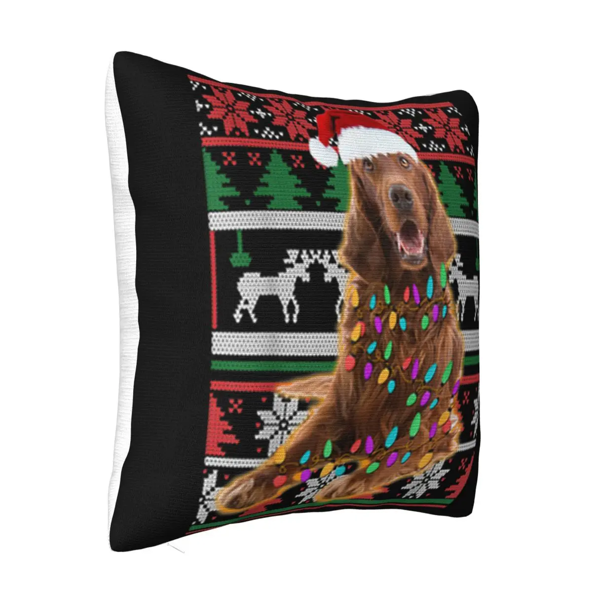 Nice Irish Setter Ugly Christmas Gift Classic More Size Slim Fit Middle Aged Beautiful Game Unisex Breathable Pillow Case