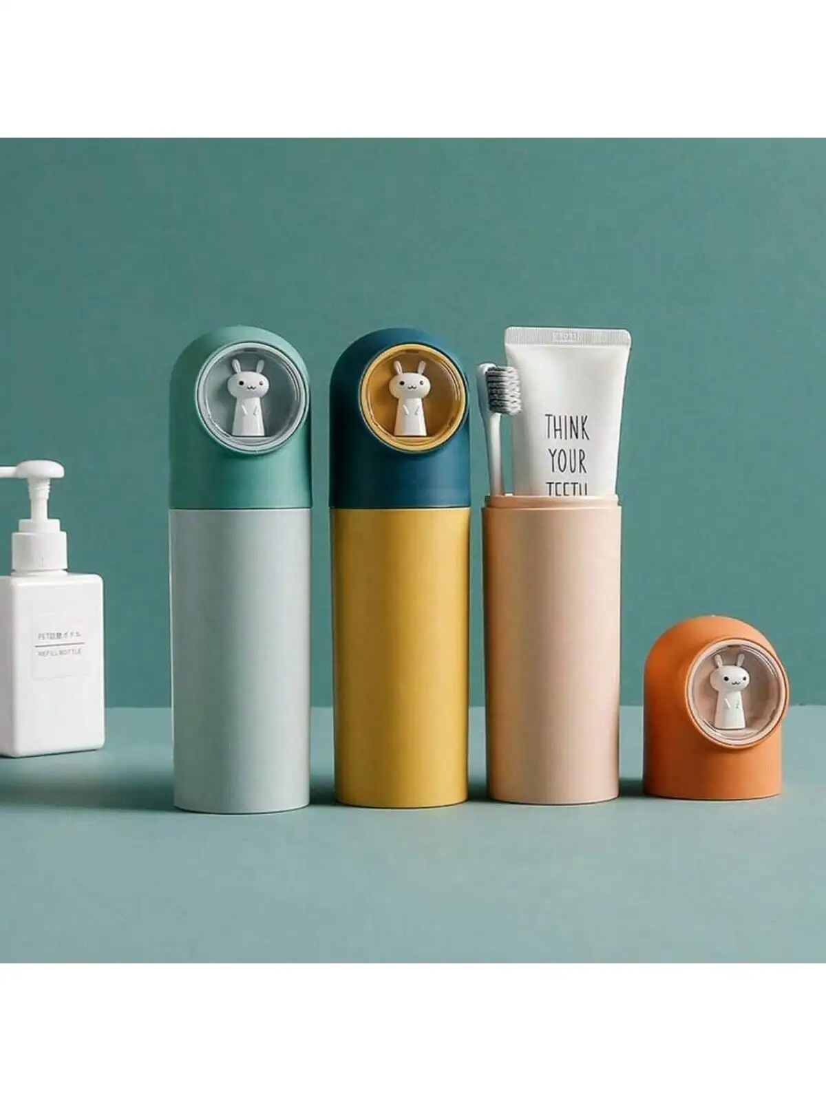 1pc Portable Toothbrush Box,Travel Toothbrush Case With Cover, Portable Toothbrush Holder For Home And Travel