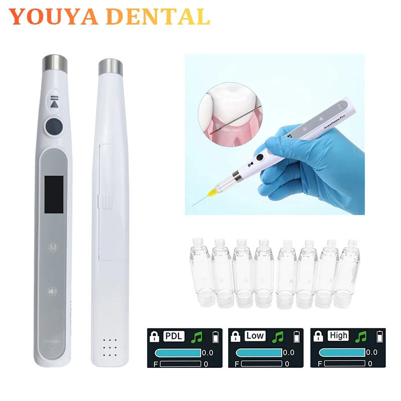 

Dental Anesthesia Syringe with LCD Display for Painless Wireless Local Oral Anesthesia Pen Dentistry Root Canal Treatment