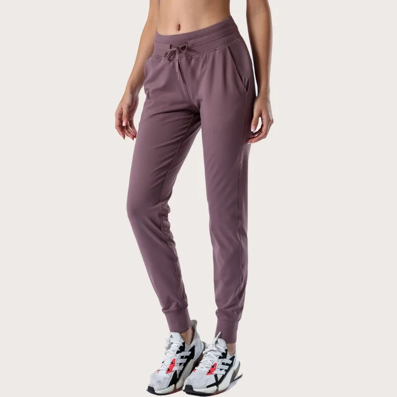 

Sweatpants Yoga Pants Women's High-waisted Casual Girdle Feet Exercise Fitness Nine-point Pants Women's Outdoor Sweatpants