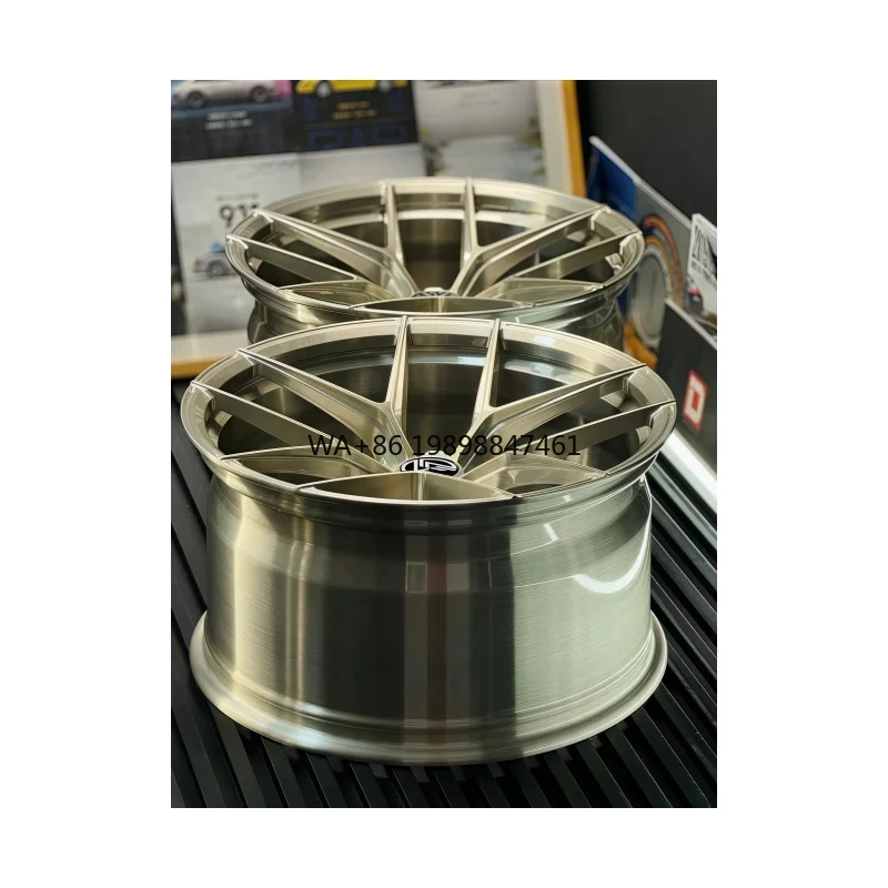

Brushed Custom Deep Concave Alloy Wheels 5x114.3 5x108 5x130 5x120 18-22Inch Forged Wheels for Benz Ferrari Audi BYD