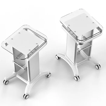 Aluminum Trolleys Beauty Salon Instrument Tool Trolley Cart Acrylic Base Dental Clinic B…